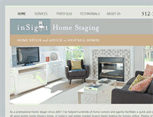 Tablet Screenshot of insighthomestaging.com